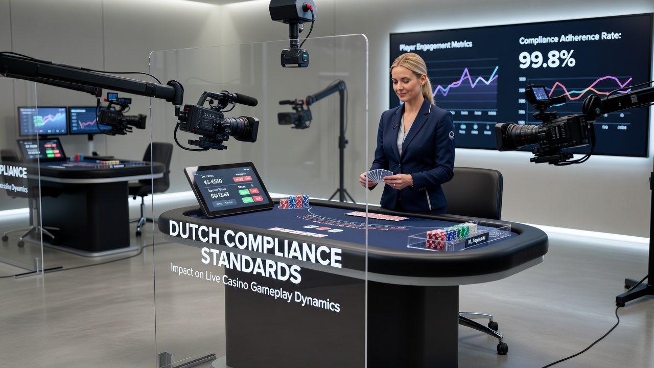 Live casino tafel met compliance monitoring systemen in actie