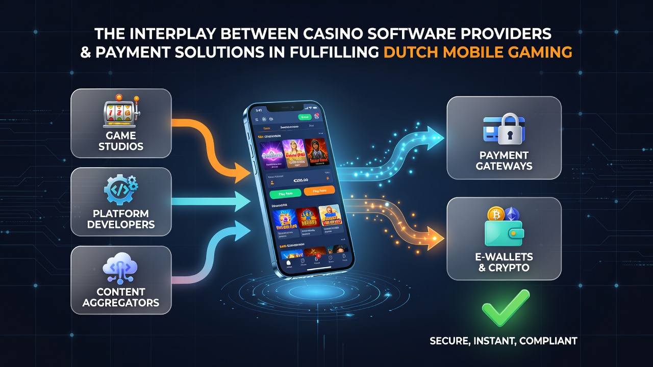 Diagram van betalingsintegratie in Nederlandse mobiele casino applicaties